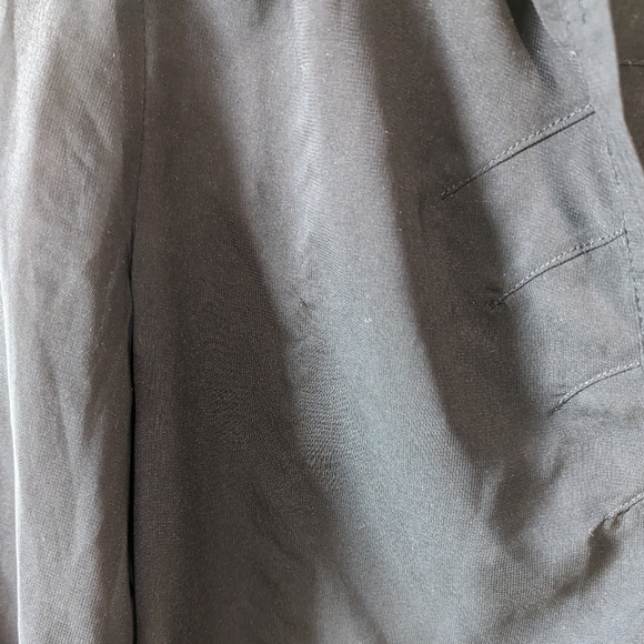 Mia Melon Lightweight Black Shirt Dress with Pockets - Picture 7 of 7